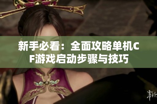 新手必看：全面攻略单机CF游戏启动步骤与技巧
