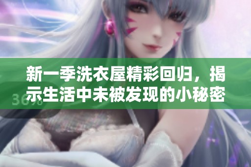 新一季洗衣屋精彩回归，揭示生活中未被发现的小秘密