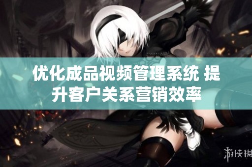 优化成品视频管理系统 提升客户关系营销效率