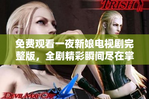 免费观看一夜新娘电视剧完整版，全剧精彩瞬间尽在掌握