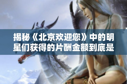 揭秘《北京欢迎您》中的明星们获得的片酬金额到底是多少