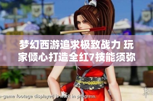 梦幻西游追求极致战力 玩家倾心打造全红7技能须弥