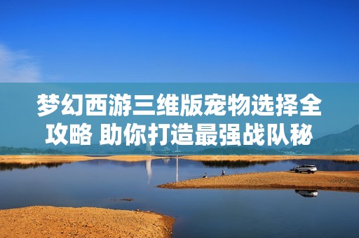 梦幻西游三维版宠物选择全攻略 助你打造最强战队秘籍