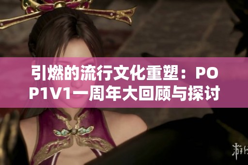 引燃的流行文化重塑：POP1∨1一周年大回顾与探讨