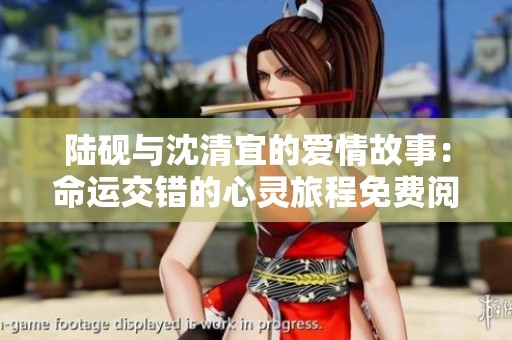 陆砚与沈清宜的爱情故事：命运交错的心灵旅程免费阅读