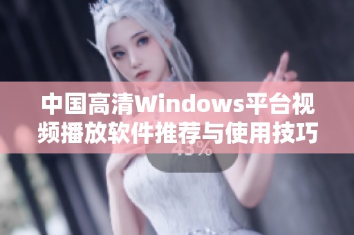 中国高清Windows平台视频播放软件推荐与使用技巧解析
