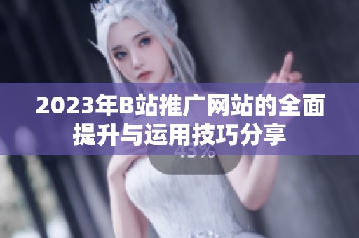 2023年B站推广网站的全面提升与运用技巧分享