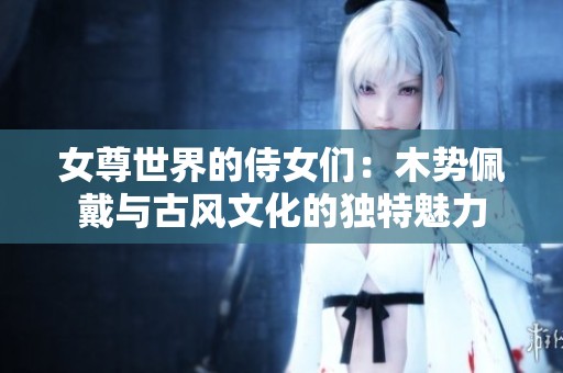 女尊世界的侍女们：木势佩戴与古风文化的独特魅力