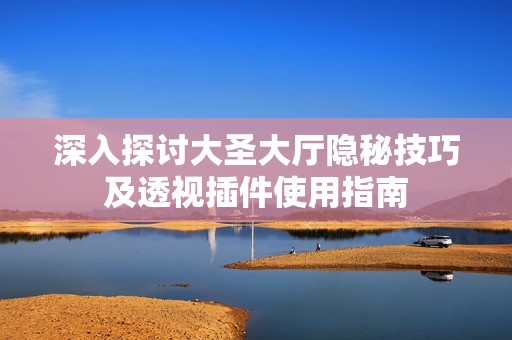 深入探讨大圣大厅隐秘技巧及透视插件使用指南