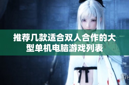 推荐几款适合双人合作的大型单机电脑游戏列表