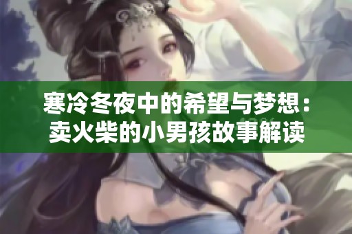 寒冷冬夜中的希望与梦想：卖火柴的小男孩故事解读
