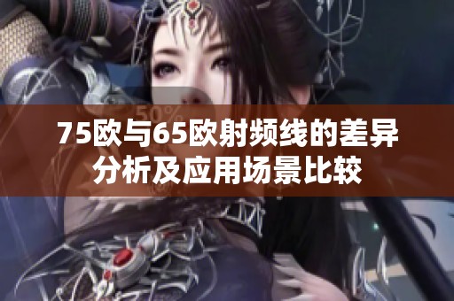 75欧与65欧射频线的差异分析及应用场景比较
