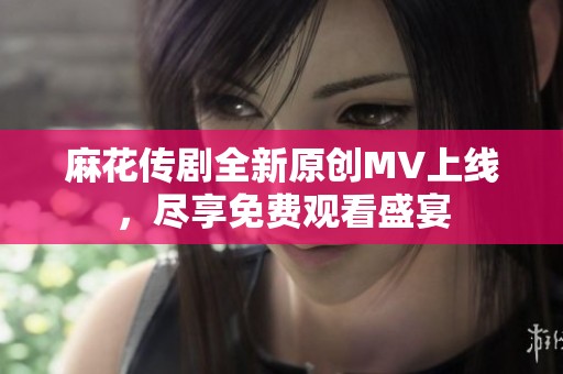麻花传剧全新原创MV上线，尽享免费观看盛宴