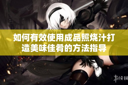 如何有效使用成品照烧汁打造美味佳肴的方法指导