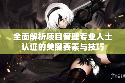 全面解析项目管理专业人士认证的关键要素与技巧